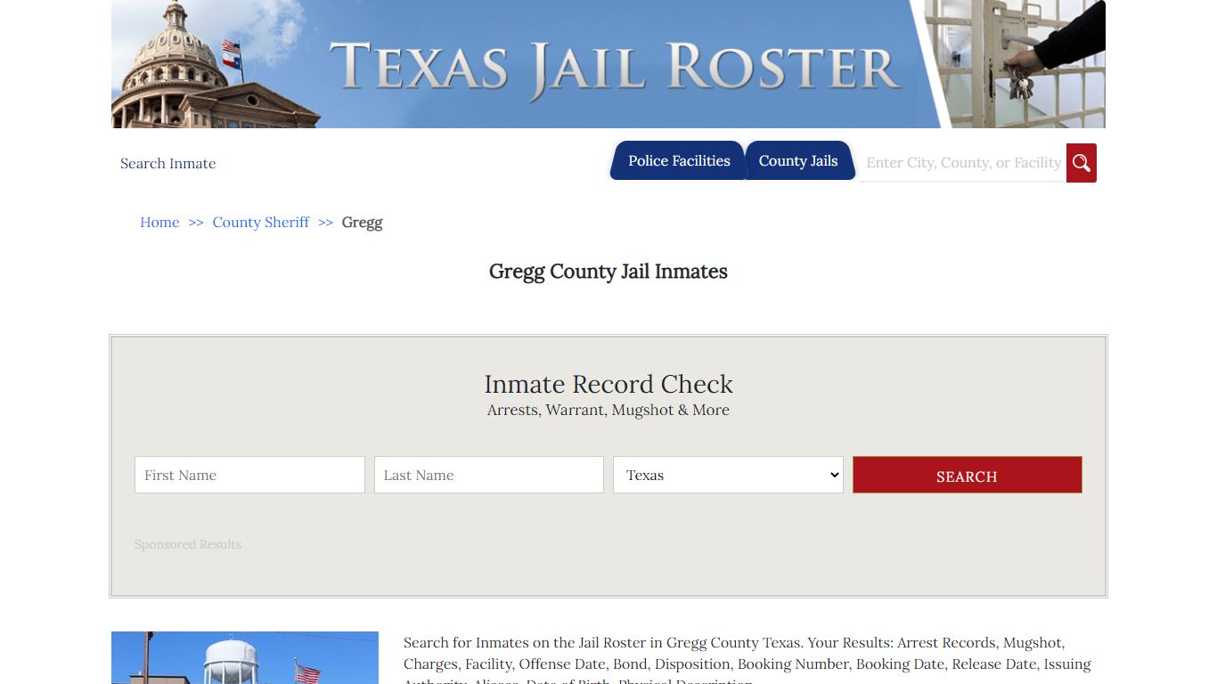 Gregg County Jail Inmates - Jail Roster Search